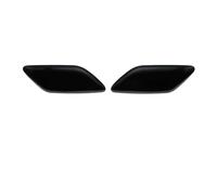 MEIZIYU Tapa de la boquilla rociadora del lavaparabrisas del faro delantero Compatible for TOYOTA COROLLA E15 Sedán 2006-2013 Tapa de la boquilla del lavafaros del coche(Black SET)