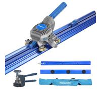 Meizuishi Cortador de azulejos manual de precisión para gran formato cerámico y porcelánico, cabeza de aleación de tungsteno, uso con una mano, separador y guías de precisión, 2m
