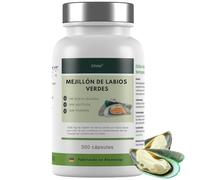 Mejillón de Labio Verde EXVital, 300 cápsulas, Alta concentración, 1500 MG por dosis Diaria, sin estearato de magnesio