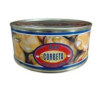 Mejillones de Nueva Zelanda en Escabeche Mar Corbeta Neto 855 g Escurrido 540g - Conserva Gourmet Tamaño Familiar y Hostelería | Mejillones Grandes en Salsa Tradicional Escabeche - Grande - 40/60 pz.