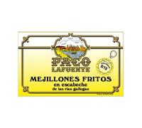 Mejillones Fritos En Escabeche De Las Rias Gallegas 8/10 Piezas (Ol-120) Paco Lafuente Lata 120 Ml