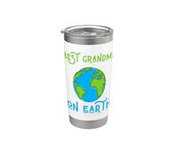 Mejor Abuela En Día De La Tierra Madre Mujeres Madres Nana Mini Mamá Vaso térmico de acero inoxidable de doble pared
