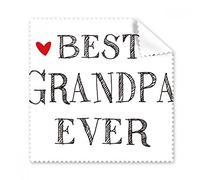 Mejor abuelo nunca cita corazón gafas paño de limpieza paño limpiador de regalo teléfono Protector de 5 unidades