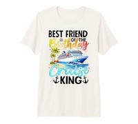 Mejor Amigo del Cumpleaños Cruise King Camiseta Premium