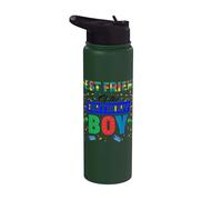Mejor Amigo Del Cumpleaños Niño Brick Buiilder Cumpleaños Niño Stainless Steel Insulated Water Bottle