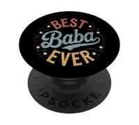 Mejor Baba Ever Retro Vintage Puesta del Sol Árabe Padre PopSockets PopGrip Adhesivo