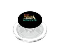 Mejor Basset Hound Mom Ever - Basset Hound Lover Dog Mom PopSockets PopGrip para MagSafe