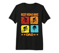 Mejor Bicicleta de Carretera papá Bicicleta de Carretera Ciclista Ciclista Camiseta Premium