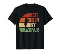 Mejor Big Opa by Par Classic Heritage Golf Día del Padre Camiseta