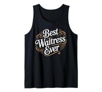 Mejor camarera de servicio de restaurante Estrella de hospitalidad Camiseta sin Mangas