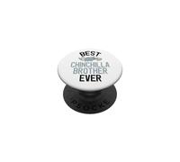 Mejor Chinchilla Brother Ever Cute Chinchilla Dueño PopSockets PopGrip Adhesivo