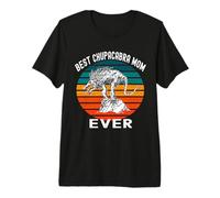 Mejor Chupacabras Mamá Nunca, Red Eyed Fanged Mexicano Cryptid Camiseta Premium