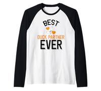 Mejor compañero de Pato Siempre Lindo Amante de los Patos Camiseta Manga Raglan