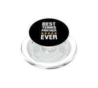 Mejor compañero de Tenis Divertido apreciación del Jugador de Tenis PopSockets PopGrip para MagSafe