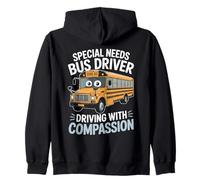 Mejor Conductor de autobús Apreciación Mejor Conductor de autobús con Necesidades Especiales Sudadera con Capucha