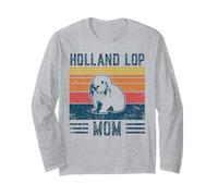 Mejor Conejo mamá Mujeres - Vintage Holland Lop Manga Larga