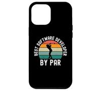 Mejor desarrollador de Software por par Funny Golfing Broma Retro Carcasa para iPhone 12 Pro MAX