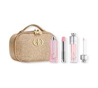 Mejor Dto! Set Dior Addict - edición limitada Und. Bálsamo de labios, brillo de labios y neceser