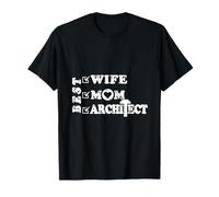 Mejor Esposa, mamá & Arquitecto - Obra de Arte de Mujeres empoderadas Camiseta