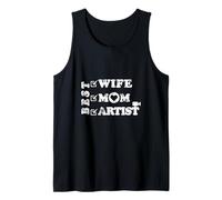 Mejor Esposa, mamá & Artista - Obra de Arte de Mujeres empoderadas Camiseta sin Mangas