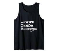 Mejor Esposa, mamá & Psicóloga: Obra de Arte de Mujeres empoderadas Camiseta sin Mangas