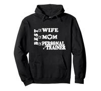 Mejor Esposa, mamá y Entrenador Personal: Obras de Arte para Mujeres empoderadas Sudadera con Capucha