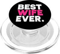 Mejor Esposa Siempre Marido Casado Esposas Luna de Miel Esposa Pareja PopSockets PopGrip para MagSafe