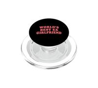 Mejor ex Novia del Mundo Divertido sarcástico Retro Rosa Cita PopSockets PopGrip para MagSafe