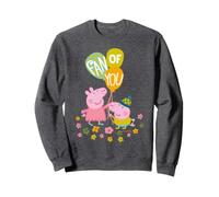 Mejor Fan de Peppa Pig, Mejor Amigo, Hermano, Hermana, Mejor Amiga, diversión clásica Sudadera