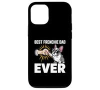 Mejor Frenchie Dad Ever Fist Bump Fun Carcasa para iPhone 12/12 Pro