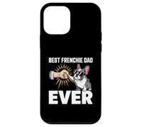 Mejor Frenchie Dad Ever Fist Bump Fun Carcasa para iPhone 12 mini