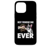 Mejor Frenchie Dad Ever Fist Bump Fun Carcasa para iPhone 13 Pro Max