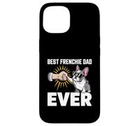 Mejor Frenchie Dad Ever Fist Bump Fun Carcasa para iPhone 15