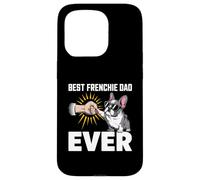Mejor Frenchie Dad Ever Fist Bump Fun Carcasa para iPhone 15 Pro