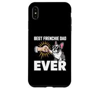 Mejor Frenchie Dad Ever Fist Bump Fun Carcasa para iPhone XS Max