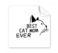 Mejor gato mamá nunca cita DIY diseño gafas paño de limpieza paño móvil limpiador de pantalla 5 unidades regalo