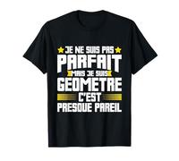 Mejor Geómetro Perfecto | Regalo Artesanía Profesión Medida Camiseta