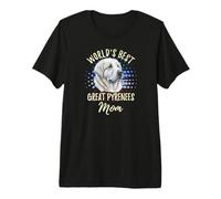 Mejor Gran Pirineo Mamá Retro Grandes Pirineos Mamá Camiseta Premium