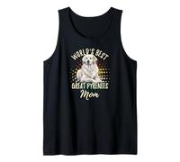 Mejor Gran Pirineo Mamá Retro Grandes Pirineos Mamá Camiseta sin Mangas