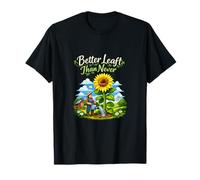 Mejor Hoja Que Nunca Country Farm Pun Girasol Camiseta