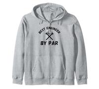 Mejor Ingeniero por par Funny Engineer Golf Humor Sudadera con Capucha