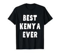 Mejor Kenya de Todos los Tiempos Camiseta gráfica económica, Hombre, Negro, L