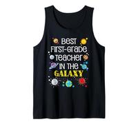 Mejor maestro de primer grado en la galaxia Equipo de regreso a clases Camiseta sin Mangas