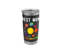 Mejor mamá en la Vía Láctea Galaxia Ciencia Espacial Madre Nunca Vaso térmico de acero inoxidable de doble pared