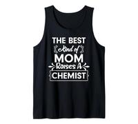 Mejor mamá Plantea un diseño de Padres de Ciencia química Camiseta sin Mangas
