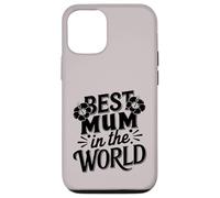 Mejor mamá Siempre Amor súper Lindo para la Mejor mamá del Mundo Carcasa para iPhone 12/12 Pro