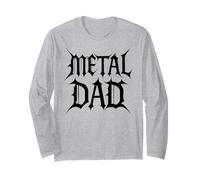 Mejor Metal Dad Día del Padre Rocker Daddy Papa Band Músico Manga Larga