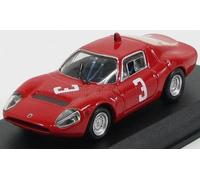 MEJOR MODELO 1/43 ABARTH OT1300 COUPÉ 3 GANADOR HOCKENHEIM 1967 MODELO ESTÁTICO