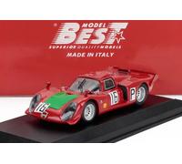 MEJOR MODELO 1/43 ALFA ROMEO 33.2 NURBURGRING 1968 JUNTAS GALLO MODELO ESTÁTICO