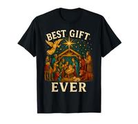 Mejor Navidad Cristiana Jesús Natividad Religiosa Camiseta